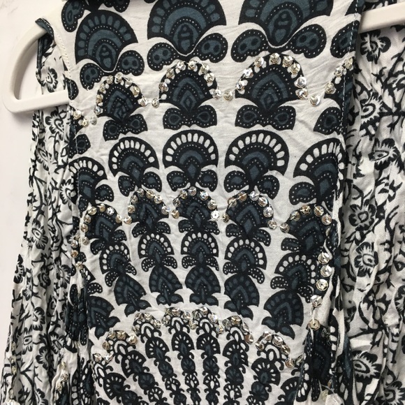 UCHO Bali Sequins Sarong Vest 100% Rayon Beach Vacation Travel Summer One Size - Picture 8 of 9